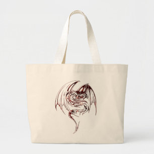 Wyvern Dragon Are Fantasy Mythical Creatures Large Tote Bag