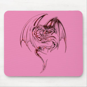 Wyvern Dragon Are Fantasy Mythical Creatures Mouse Mouse Pad