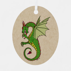 Wyvern Metal Ornament
