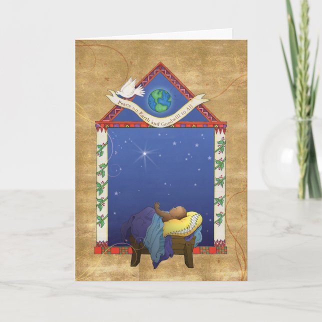 X008 Peace & Goodwill to All Holiday Card (Front)