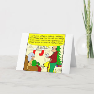 x08 Christmas card from our lawyer - cartoon