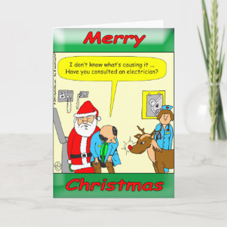 x48 needs a doctor or an electrician? holiday card
