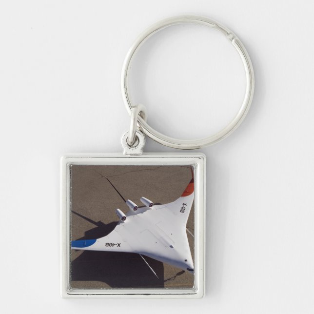 X-48B Blended Wing Body unmanned aerial vehicle Keychain (Front)
