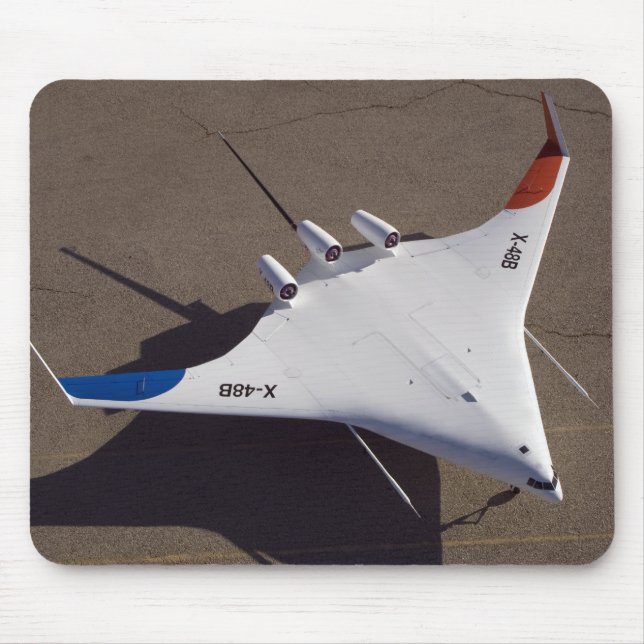 X-48B Blended Wing Body unmanned aerial vehicle Mouse Pad (Front)