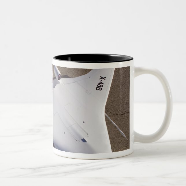 X-48B Blended Wing Body unmanned aerial vehicle Two-Tone Coffee Mug (Right)