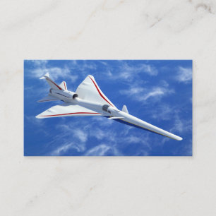 X-59 Low Boom Supersonic Jet Aircraft Business Card