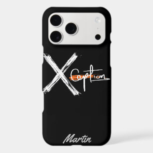 X Ception Cool Black and White Custom Name