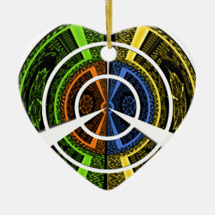 X CERAMIC ORNAMENT