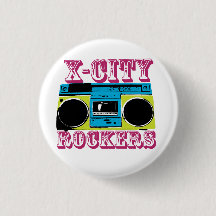X-CITY ROCKERS badge