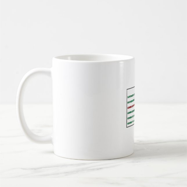 X-generation mug (Left)