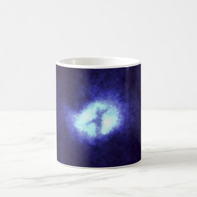 X in Whirlpool Galaxy M51 Coffee Mug (Center)