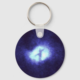 X in Whirlpool Galaxy M51 Keychain