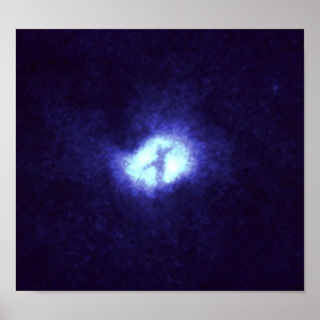 X in Whirlpool Galaxy M51 Poster (Front)
