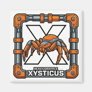 X is for Xysticus (Crab Spider) – GTA Style ABC  Magnet