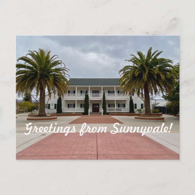 X.ITINERAIRES : Carte postale de Sunnyvale avec sa (Devant)