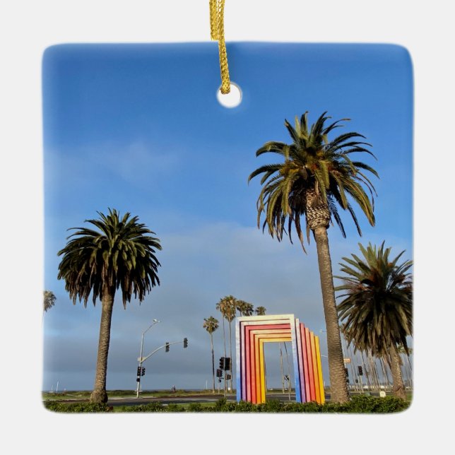 X.ITINERARIES: Chromatic Gate Ceramic Ornament (Front)