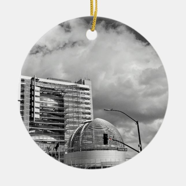 X.ITINERARIES: City Hall Ceramic Ornament (Front)