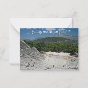 X.ITINERARIES: Greetings from Ancient Greece! Card