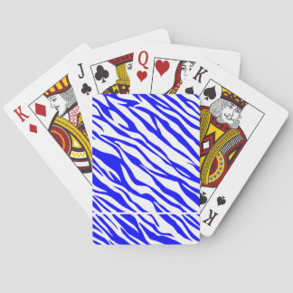 x Katzsmooth Blue/white borderless deck Playing Cards