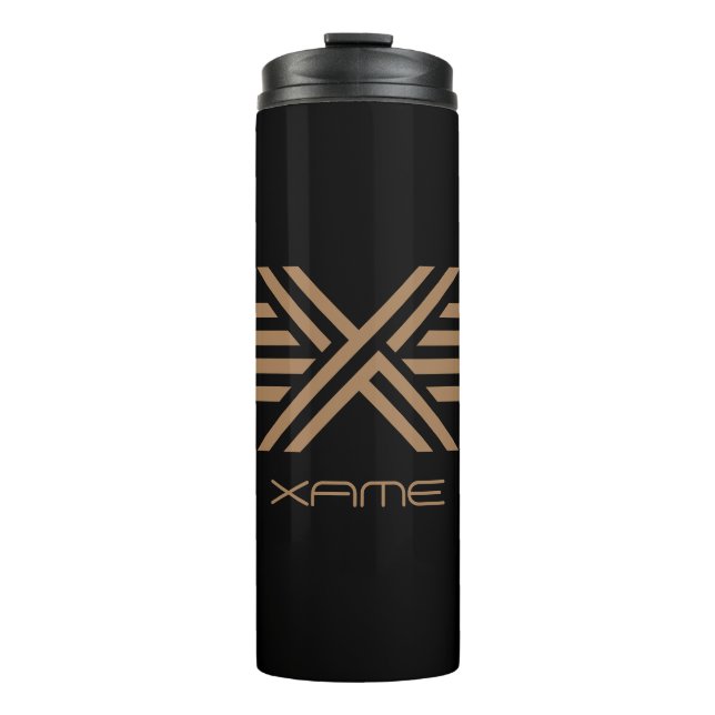 X Logo Design, X Brand, Letter X, Alphabet X Thermal Tumbler (Front)