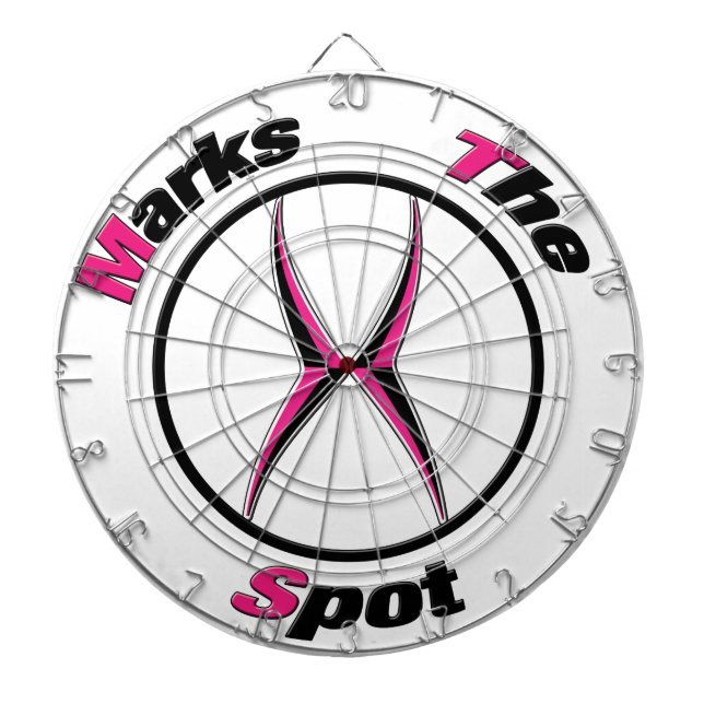 X marks the spot  dartboard (Front)