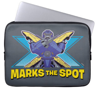 X Marks the Spot Laptop Sleeve