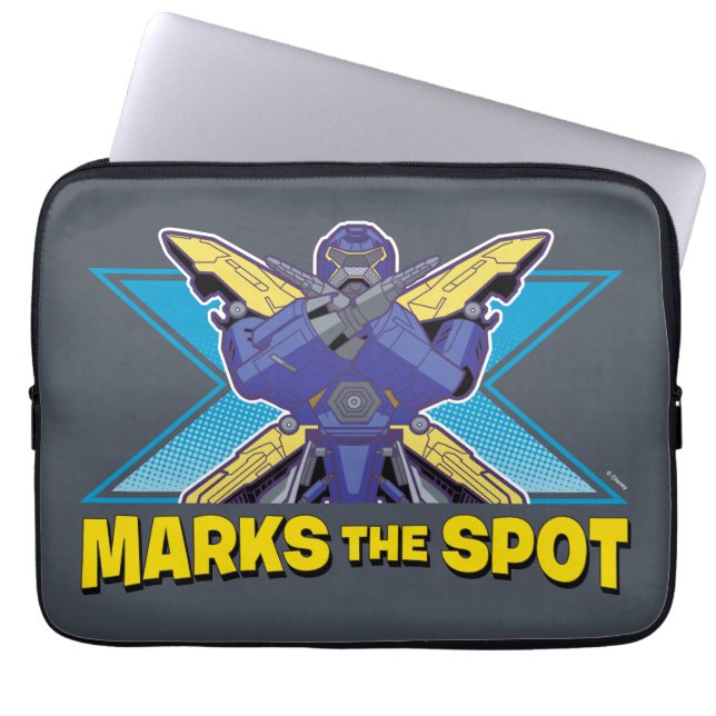 X Marks the Spot Laptop Sleeve (Front)