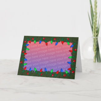 X-mas lights holiday card