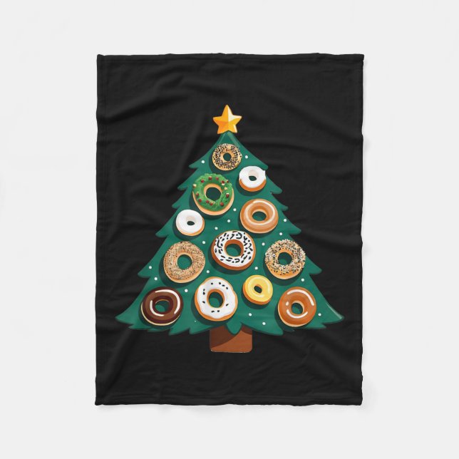X-mas Morning Breakfast Pastry And Bakery Shop Uni Fleece Blanket (Front)