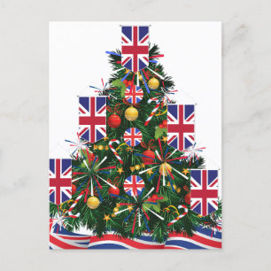 X-mas ugly sweaters for all of your British family Holiday Postcard