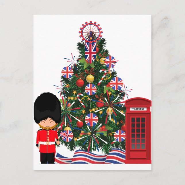 X-mas ugly sweaters for all of your British family Postcard (Front)