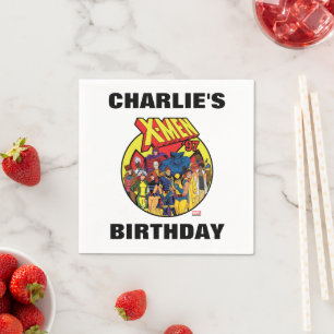 X-Men '97 Character Group Graphic Napkin