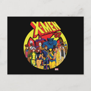 X-Men '97 Character Group Graphic Postcard