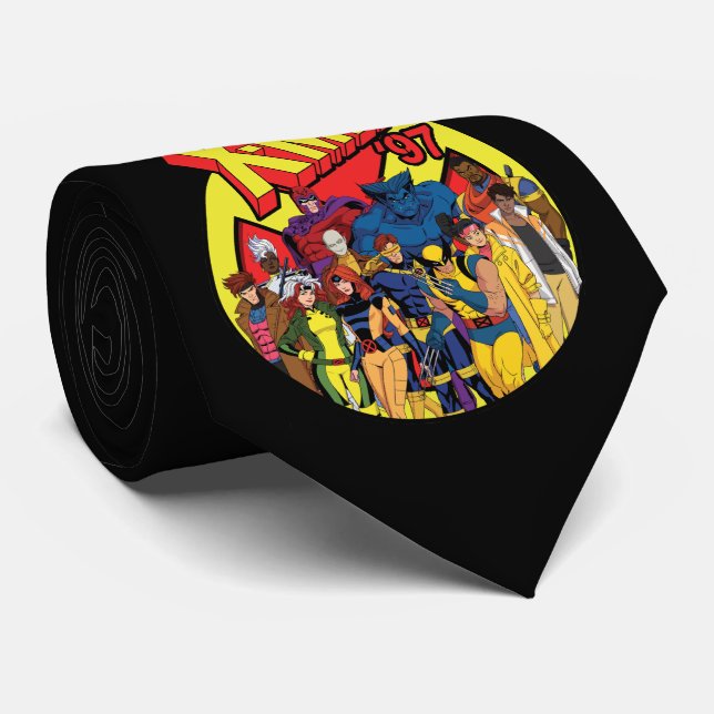 X-Men '97 Character Group Graphic Tie (Rolled)
