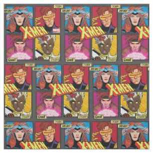 X-Men '97 Comic Panel Grid Fabric