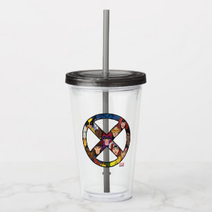 X-Men Character Icon Acrylic Tumbler