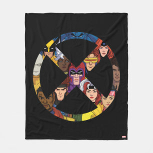 X-Men Character Icon Fleece Blanket