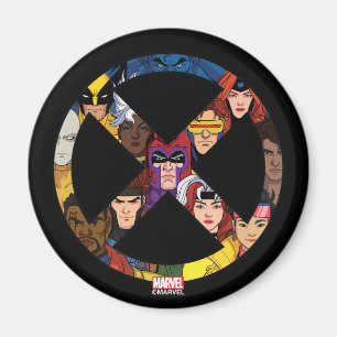 X-Men Character Icon Magnet