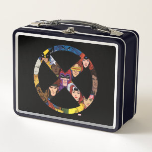 X-Men Character Icon Metal Lunch Box