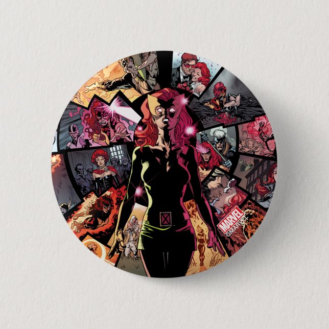 X-Men | Classic Dark Phoenix 2 Inch Round Button (Front)