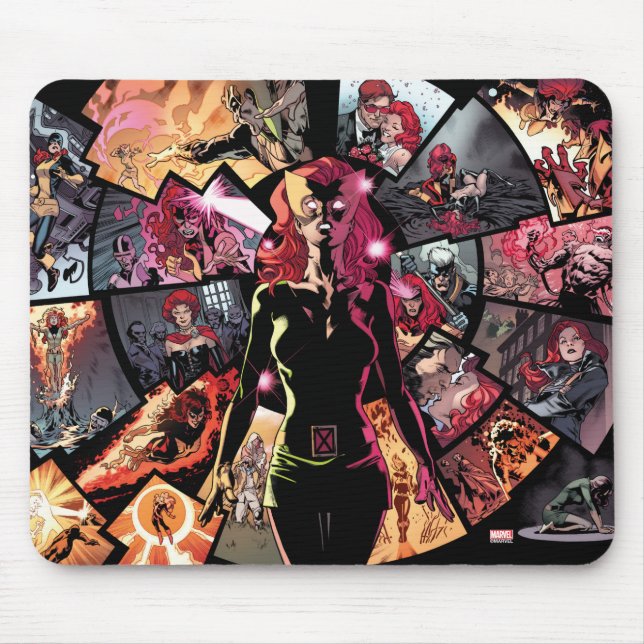 X-Men | Classic Dark Phoenix Mouse Pad (Front)
