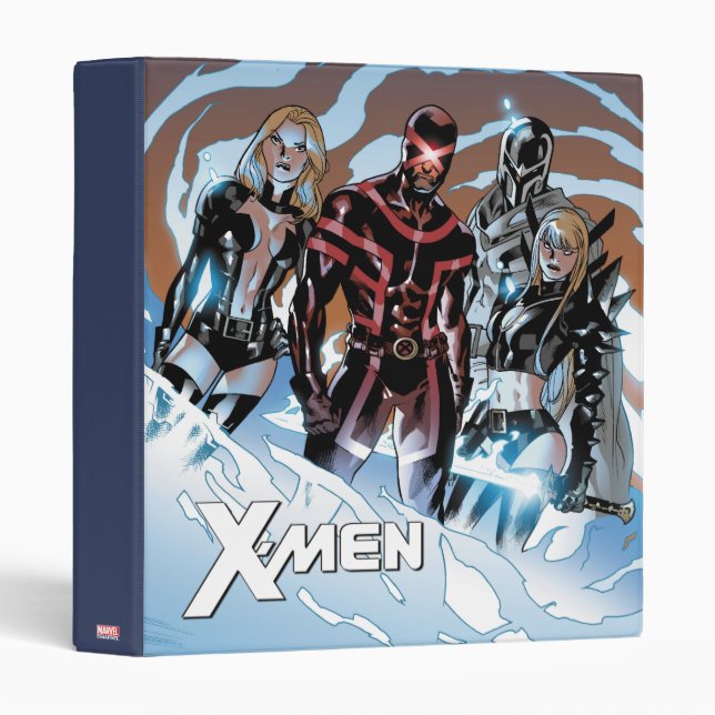 X-Men | Emma Frost, Cyclops, Magneto, & Magik Binder (Front/Spine)