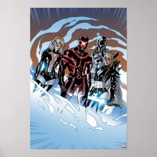 X-Men | Emma Frost, Cyclops, Magneto, & Magik Poster (Front)