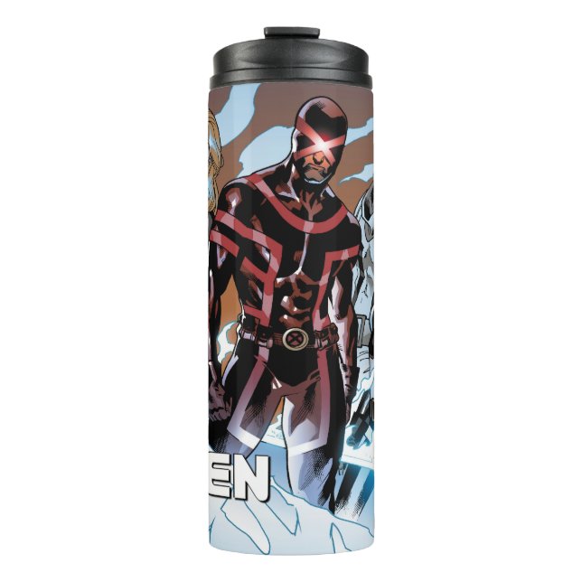X-Men | Emma Frost, Cyclops, Magneto, & Magik Thermal Tumbler (Front)