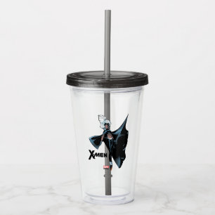 X-Men   Storm Over Burnng City Acrylic Tumbler