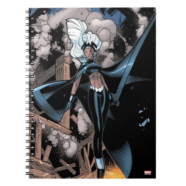 X-Men | Storm Over Burnng City Notebook (Front)