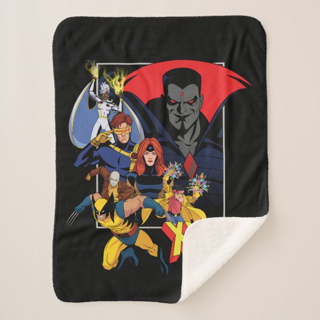 X-Men Vs Mister Sinister Sherpa Blanket (Front)