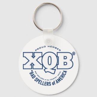x.Q.B., Bad Spellers of America. Keychain. Keychain