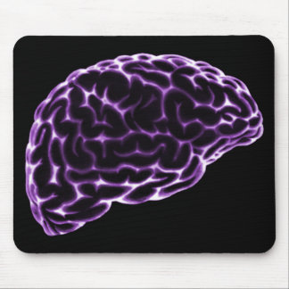 X-RAY BRAIN SIDE VIEW PURPLE MOUSE PAD