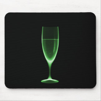 X-RAY CELEBRATION CHAMPAGNE GREEN MOUSE PAD